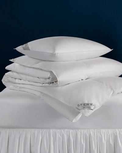 Sferra 600-fill European Down Continental Square Pillow In White