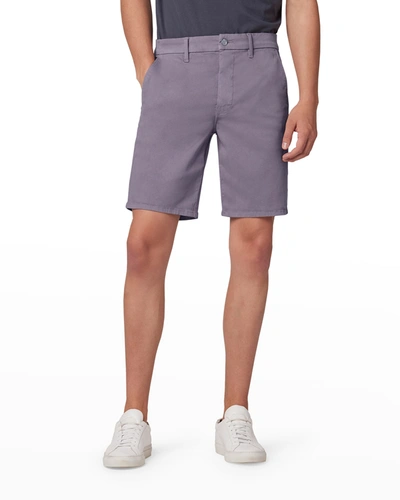 Joe's Jeans Men's Brixton Sateen Trouser Shorts In Purple Dove