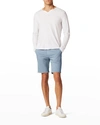 Joe's Jeans Men's Brixton Sateen Trouser Shorts In Celestial Blue