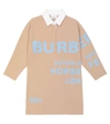 BURBERRY HORSEFERRY PRINT COTTON DRESS