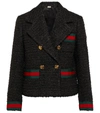GUCCI DOUBLE-BREASTED TWEED JACKET