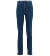 3x1 N.y.c. Straight Authentic Cropped Jeans In Blue