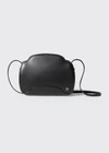 Loro Piana Sesia Leather Crossbody Bag In Black