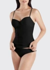 Hanro 'allure' Built-in Bra Camisole In Black