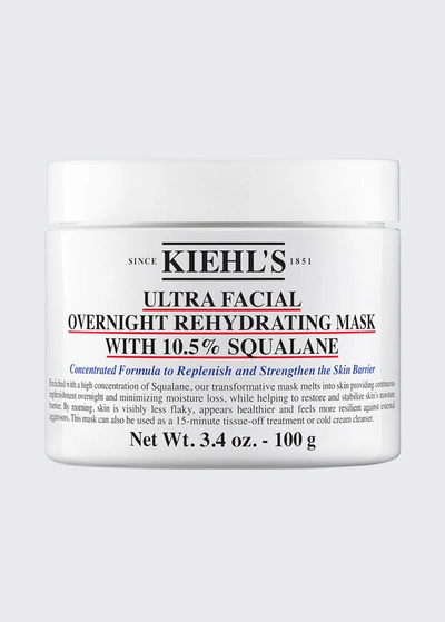 KIEHL'S SINCE 1851 ULTRA FACIAL OVERNIGHT HYDRATING FACE MASK WITH 10.5% SQUALANE, 3.4 OZ.