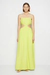 Pre-spring 2022 Swimwear Amora Coverup Dress In Lime