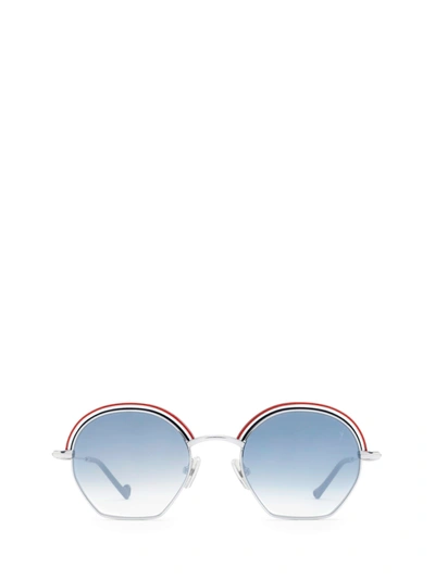 Eyepetizer Lumiere Sun Blue And Silver Sunglasses