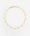 Missoma 18ct Gold Plated Vermeil Silver Interstellar Cubic Zirconia Drop Choker Necklace In Gold