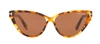 TOM FORD FT0740 55E CAT EYE SUNGLASSES