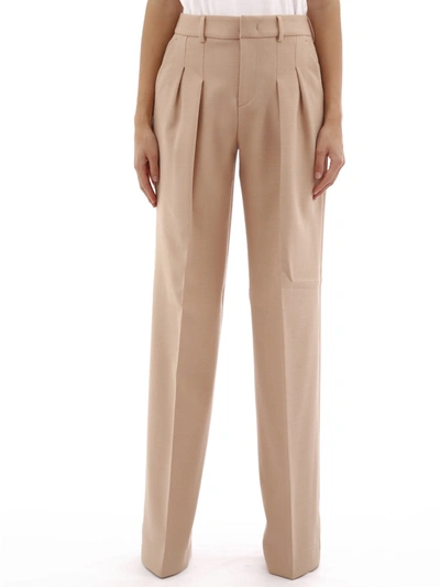 Pt01 Palazzo Trousers Beige - Atterley