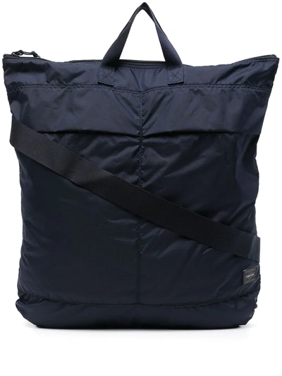 Porter-yoshida & Co Tanker Multi-pocket Tote Bag In Blue