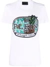 PHILIPP PLEIN LOGO-PRINT SHORT-SLEEVE T-SHIRT