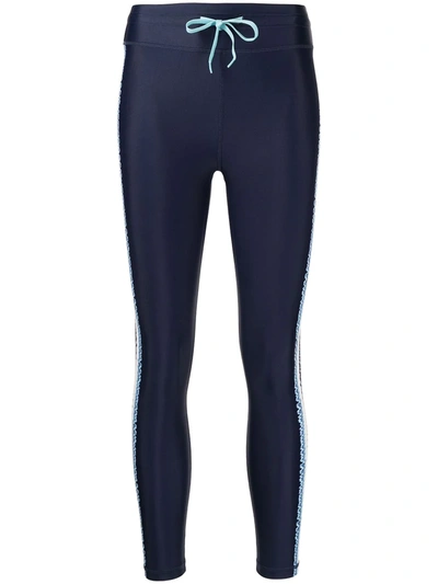 The Upside Tidal Tie-dye High-rise Leggings In Navy