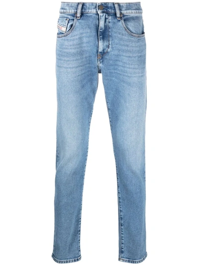 Diesel D-strukt Slim-cut Jeans In Blue