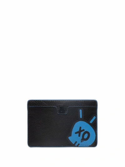 Zadig & Voltaire Zv Leather Cardholder In Black