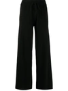 Lisa Yang Black Cashmere 'the Heather' Lounge Pants In Black