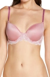 Wacoal Lace Affair Underwire Contour Bra In Heather Rose/ Potpourri