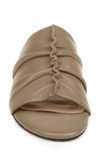 Zac Zac Posen Yana Slide Sandal In Wood Bark Leather