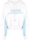 STELLA MCCARTNEY LOGO-PRINT COTTON-JERSEY HOODIE