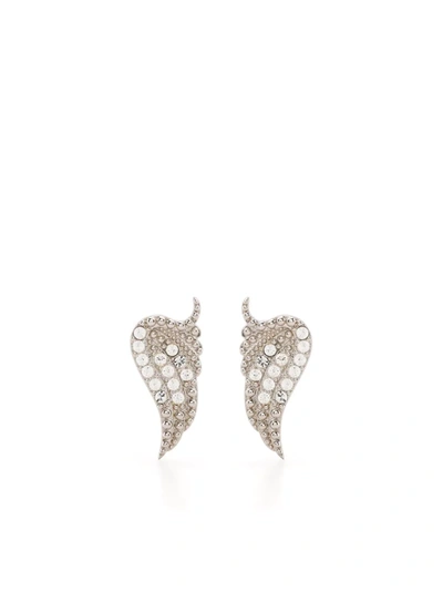 Zadig & Voltaire Rock Wing Earrings In Silber