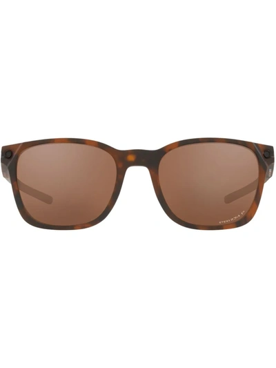 Oakley Ojector Rectangle-frame Sunglasses In Brown