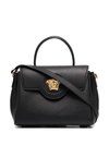 Versace Small La Medusa Top Handle Bag In Schwarz