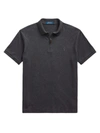 Polo Ralph Lauren Slim-fit Stretch Quarter-zip Polo Shirt In Dark Heather