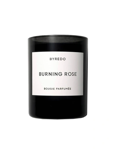 Byredo Burning Rose Candle In Black