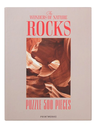 Printworks Rocks Puzzle In Brown