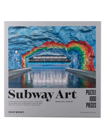 Printworks Subway Art Rainbow Puzzle In Multicolor