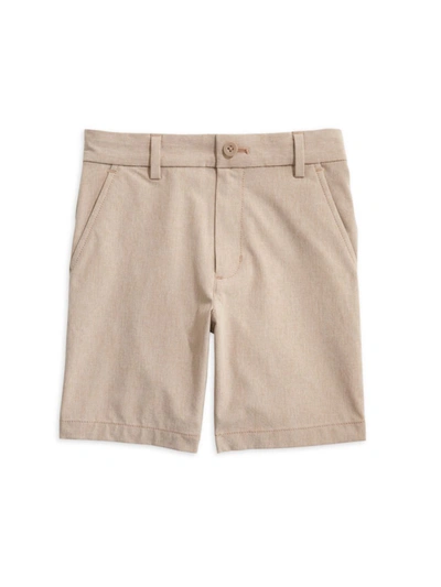 Vineyard Vines Kids' New Performance Breaker Shorts In Khaki