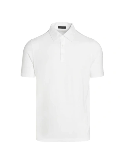 Saks Fifth Avenue Collection Core Solid Polo Shirt In White