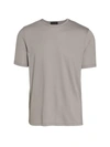 Saks Fifth Avenue Collection Core Solid Crewneck Tee In Grey
