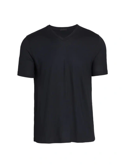 Saks Fifth Avenue Collection Core Solid V-neck T-shirt In Black