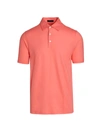 Saks Fifth Avenue Collection Core Solid Polo Shirt In Pink