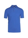 Saks Fifth Avenue Collection Core Solid Polo Shirt In Blue