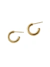 Loren Stewart Chubbie 10k Gold Huggie Hoop Earrings