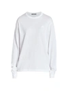 Acne Studios Eisen Long-sleeve T-shirt In Optic White