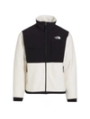 The North Face White And Black Denali Fleece Jacket