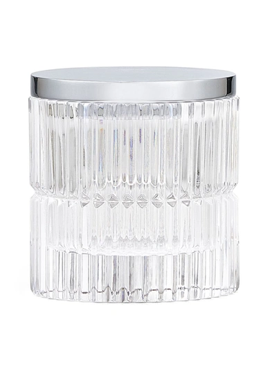 Labrazel Prisma Clear Canister & Lid In Polished Chrome