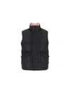 Alexander Mcqueen Padded Sleeveless Gilet In Black