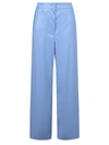 Mm6 Maison Margiela Wide Trousers In Blue