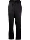 Rag & Bone Black Elias Satin Lounge Pants In Black