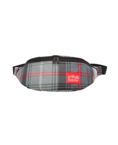 Manhattan Portage Women's Plaid Brooklyn Bridge Waist Bag In Silver