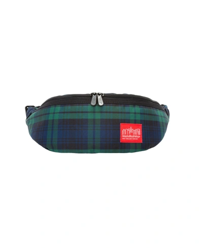 Manhattan Portage Women's Plaid Brooklyn Bridge Waist Bag In Light Green