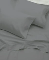 Purity Home 400 Thread Count Cotton Percale 2 Pc Pillowcase Standard In Dark Gray