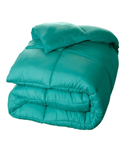 Superior Breathable All Season Down Alternative Comforter, Queen In Turquoise