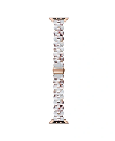 Posh Tech Elle Resin Band For Apple Watch 40,41,42mm In Ivory Multi