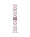 Posh Tech Claire Blush Tortoise Resin Link Band For Apple Watch, 38mm-40mm In Blush Tortoise