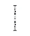 Posh Tech Rainey Skinny Silver-tone Stainless Steel Alloy Link Band For Apple Watch, 42mm-44mm In Silver-tone